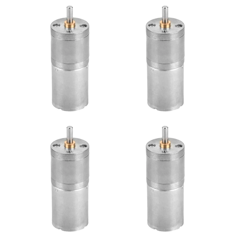 

4X 25GA-370 DC 12V Mini Gear Box Motor Speed Reduction Geared Motor For Electronic Lock(300RPM)