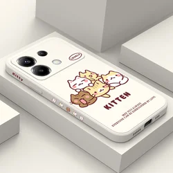 Soft Cute Cat Phone Case For Xiaomi Poco F8 F7 X6 F6 M6 M5 M5S F5 X5 F4 X4 M4 F3 M3 X3 Pro 4G 5G GT Silicone Cover