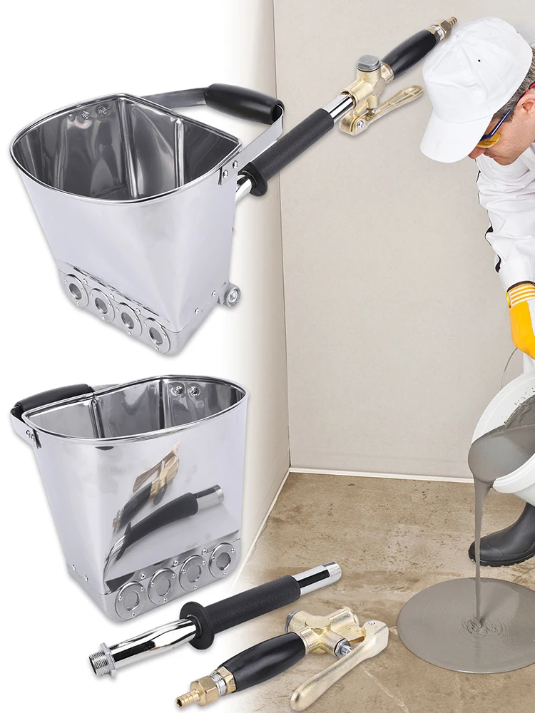 4-струйный распылитель Stucco, пистолет-распылитель раствора, опрыскиватель штукатурки бетона для настенной живописи