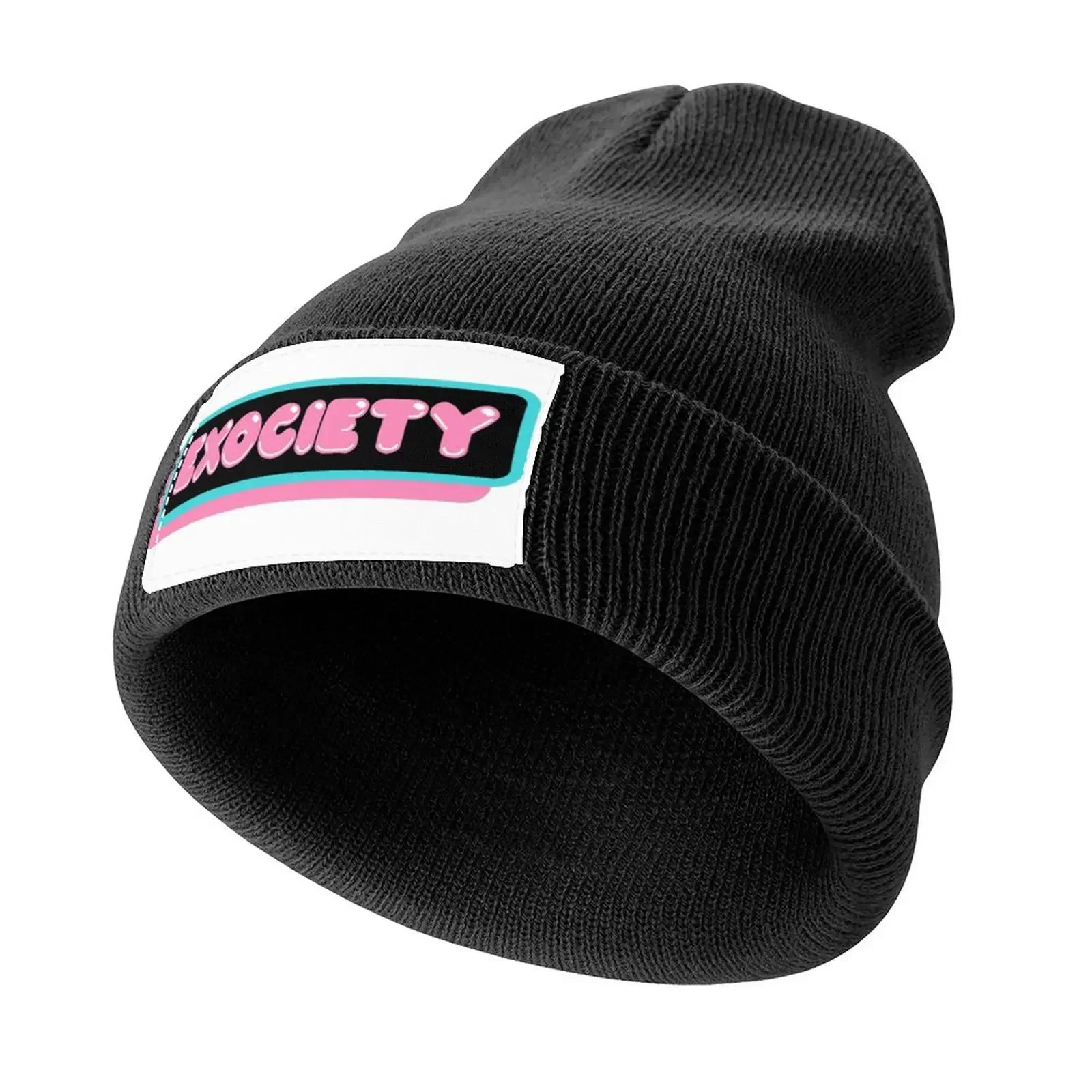 Exociety Knitted Cap black Rugby hard hat Trucker Hat Men Golf Wear Women's