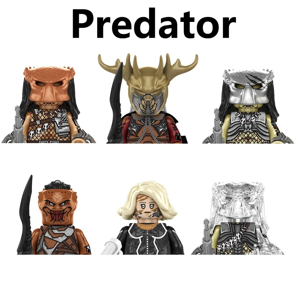 New Predator Badlands Building Blocks Alien Mini Action Figure Toys