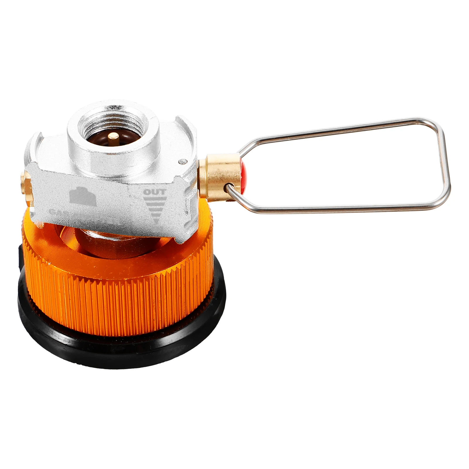 

Gas Supply Propane Adapter Small Steel Head Small Tank Adapter for Outdoor BBQ Gas Tank Converter Head Cooking