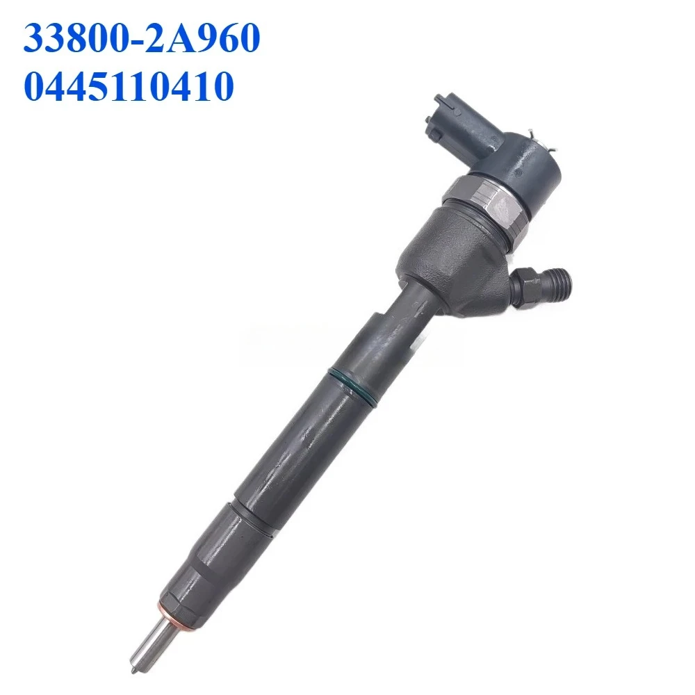 High Quality New 33800-2A960 0445110410 Common Rail Fuel Diesel Injector for Auto Parts Direct Replacement
