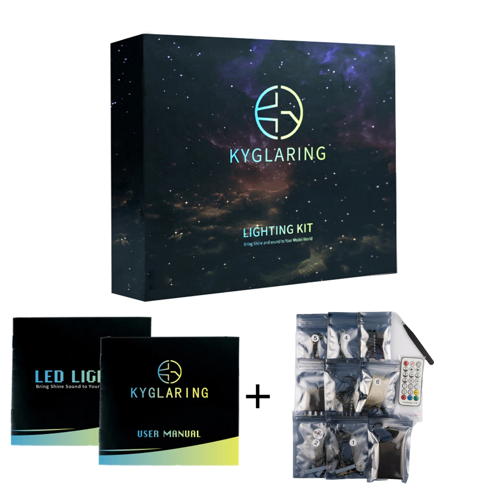 Kyglaring LED-lichtset geschikt voor Lego Tropical Aquarium 10366 Decoratieve lamp, niet Lego-bouwstenen