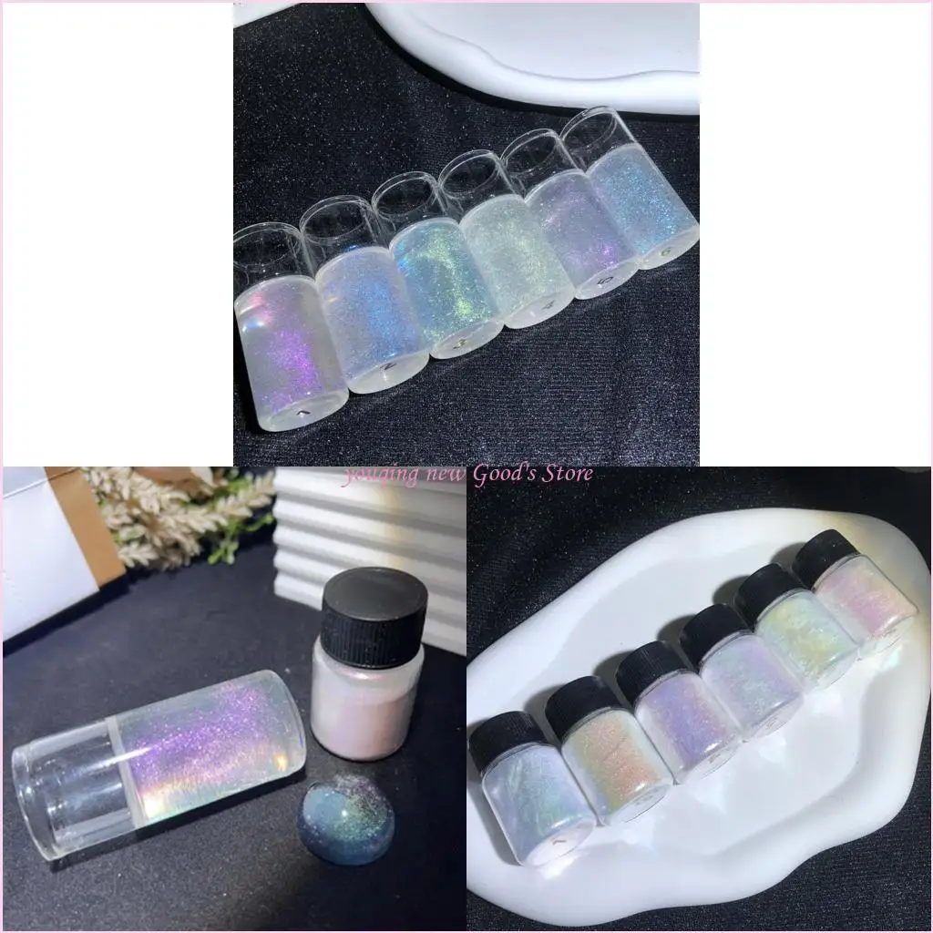 

57QA Mica Powder Chrome Flakes Pigment Powders Glitter for Epoxy Resin Supply