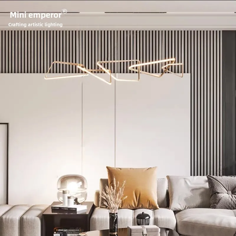 Mindi post-modern simple restaurant chandelier designer personalized creative stainless steel special-shaped combination