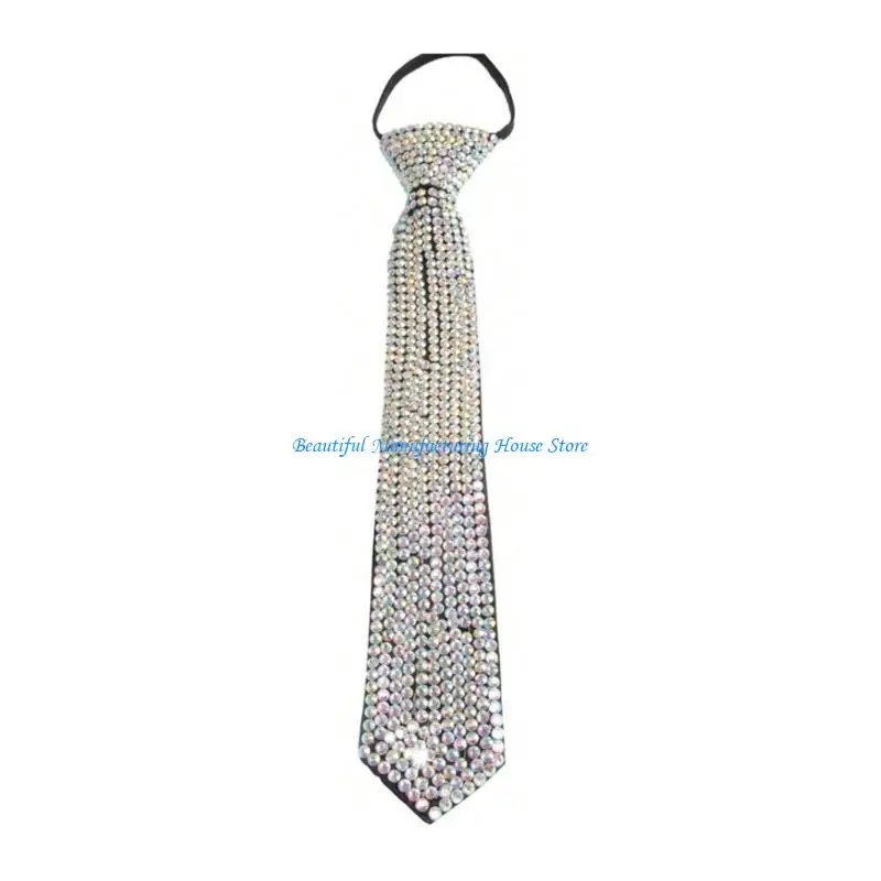 E56A Japanese Necktie for Night Club Theme Party Choker Necklace Tie for Stage Show