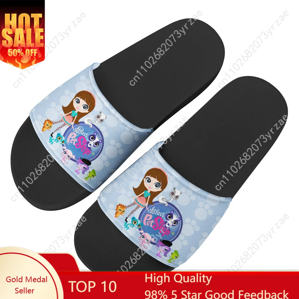 

Littlest Pet Shop Sandals Home Slippers Water Shoe Mens Womens Teenagers Bathroom Beach Swimming Pool Shoes Custom Slipper