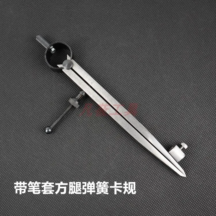 With pen holder, spring scribing, snap gauge, leather compass, industrial scribing gauge tool, leather goods spacing gauge
