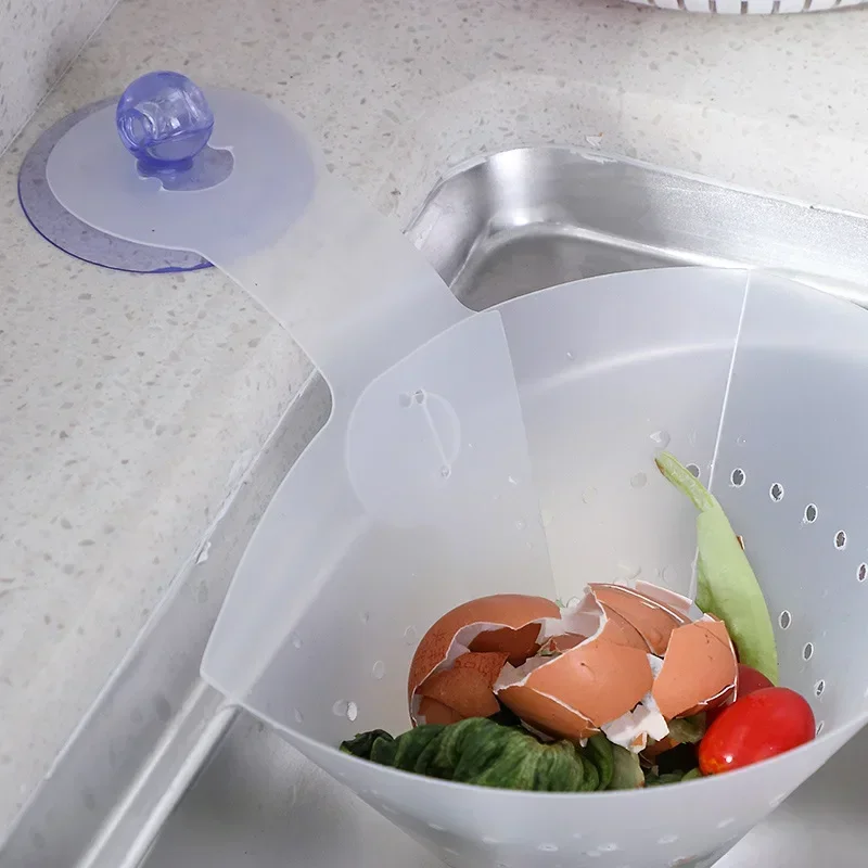 1pcs Kitchen sink filter self-supporting drainage bag dishwasher vegetable sink garbage bag