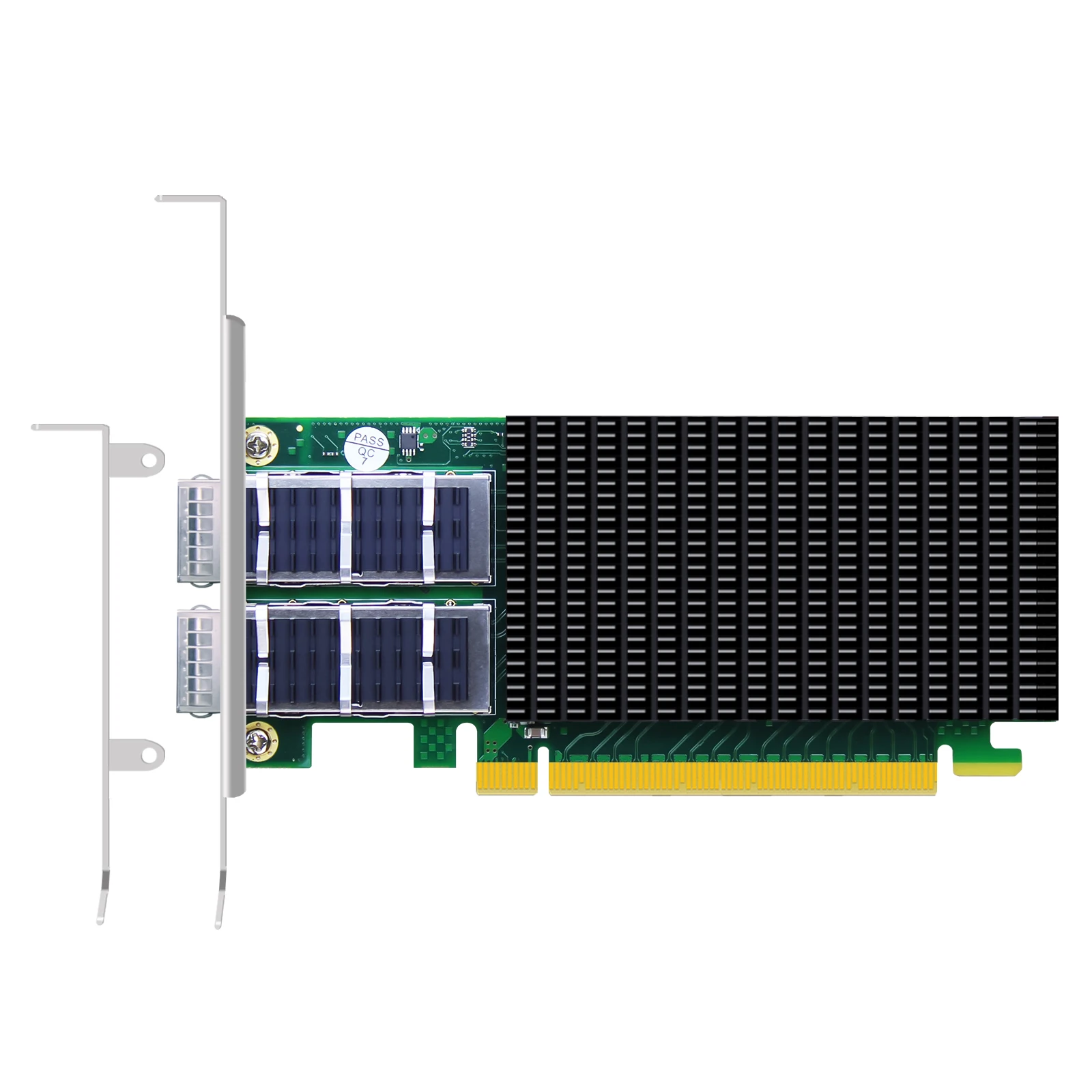 2-Port 100Gb QSFP28 Ethernet Network Card with Mellanox ConnectX-5 Controller, PCIe 3.0 X16 Interface, RDMA (RoCE), Not Infiniba