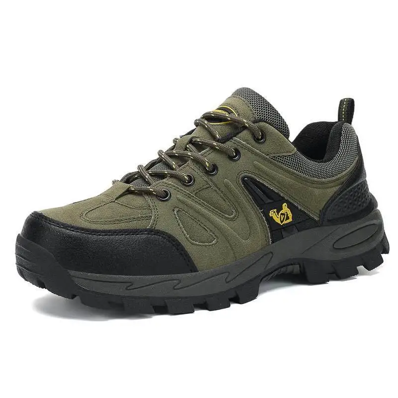 New Outdoor Hiking Shoes Mountain Climbing Shoes Travel Anti-slip Lightweight Casual Sports Shoes for Men Low Help Height