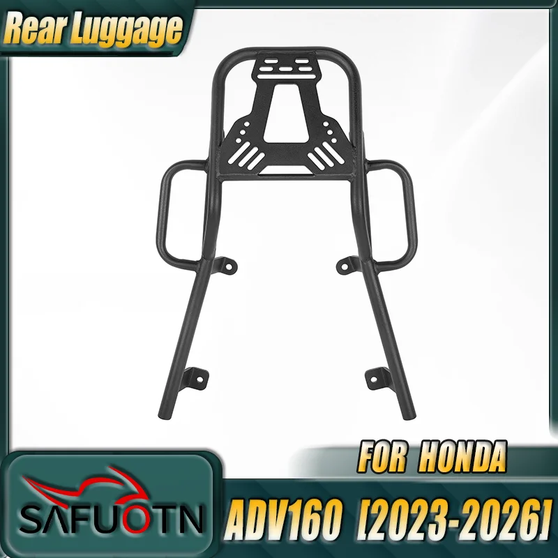 

for Honda ADV 160 Rear Luggage Cargo Rack Carrier Mount Backrest 2023-2026 Motorcycle Shelf Holder Accessories ADV160