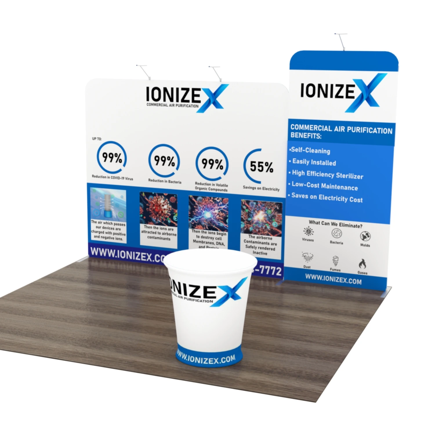 

Custom 10*20ft Modular System Tension Fabric Trade Show Display Exhibition Booth Stand