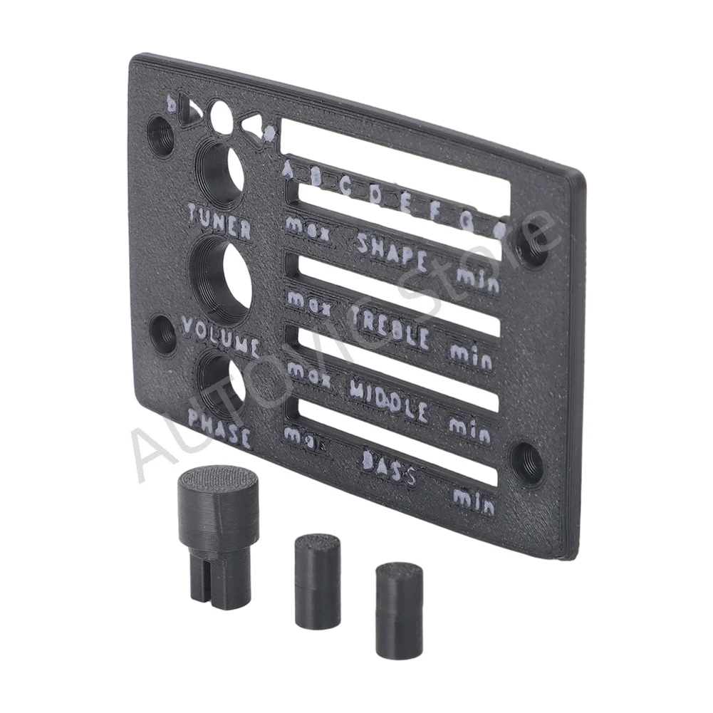 Ersatz-Frontplatte mit Knopf für Ibanez Fishman SST Vorverstärker 5APP01F 3D-gedruckte Abdeckung – Detail 6