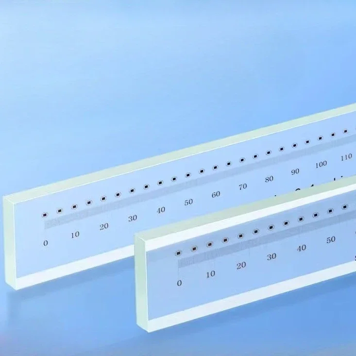 0-600mm glass ruler/calibrated glass ruler (optical positioning high-precision transparent)