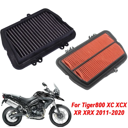 Filtro de admisión de aire para motor de motocicleta, elemento de filtro de aire para TRIUMPH Tiger 800, Tiger800, XC, XCX, XR, XRX, 2011-2020