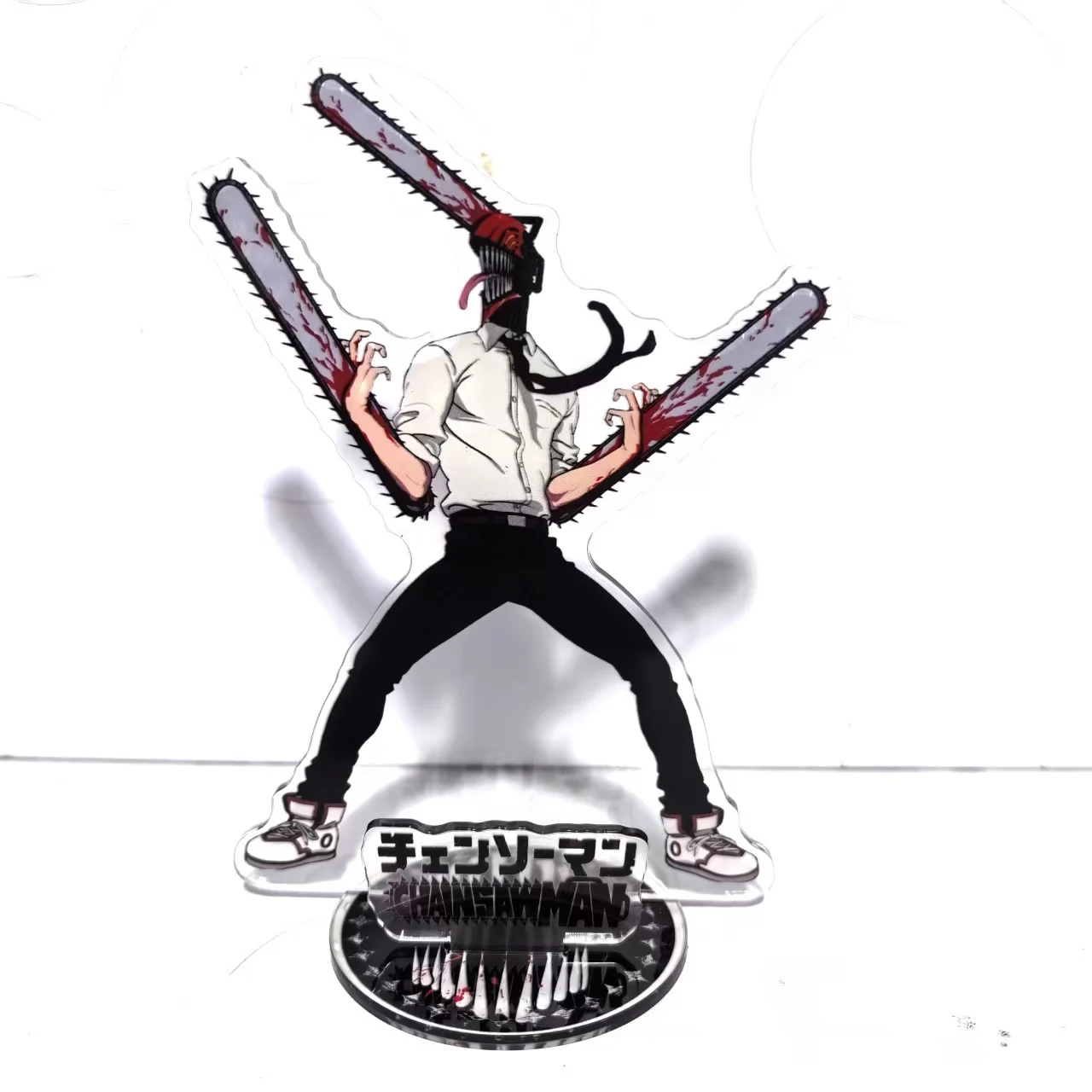 Anime 15 cm Kettensäge Mann Acryl Ständer Makima Power Cosplay Modell Platte Nette Sammlung Tasche Fans Geschenke Pochita 10 cm