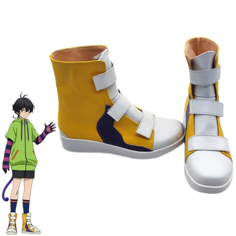 

Chinen Miya Cosplay Shoes Straight Boots Props Anime SK8 The Infinity Halloween Christmas Carnival Uniform Accessories