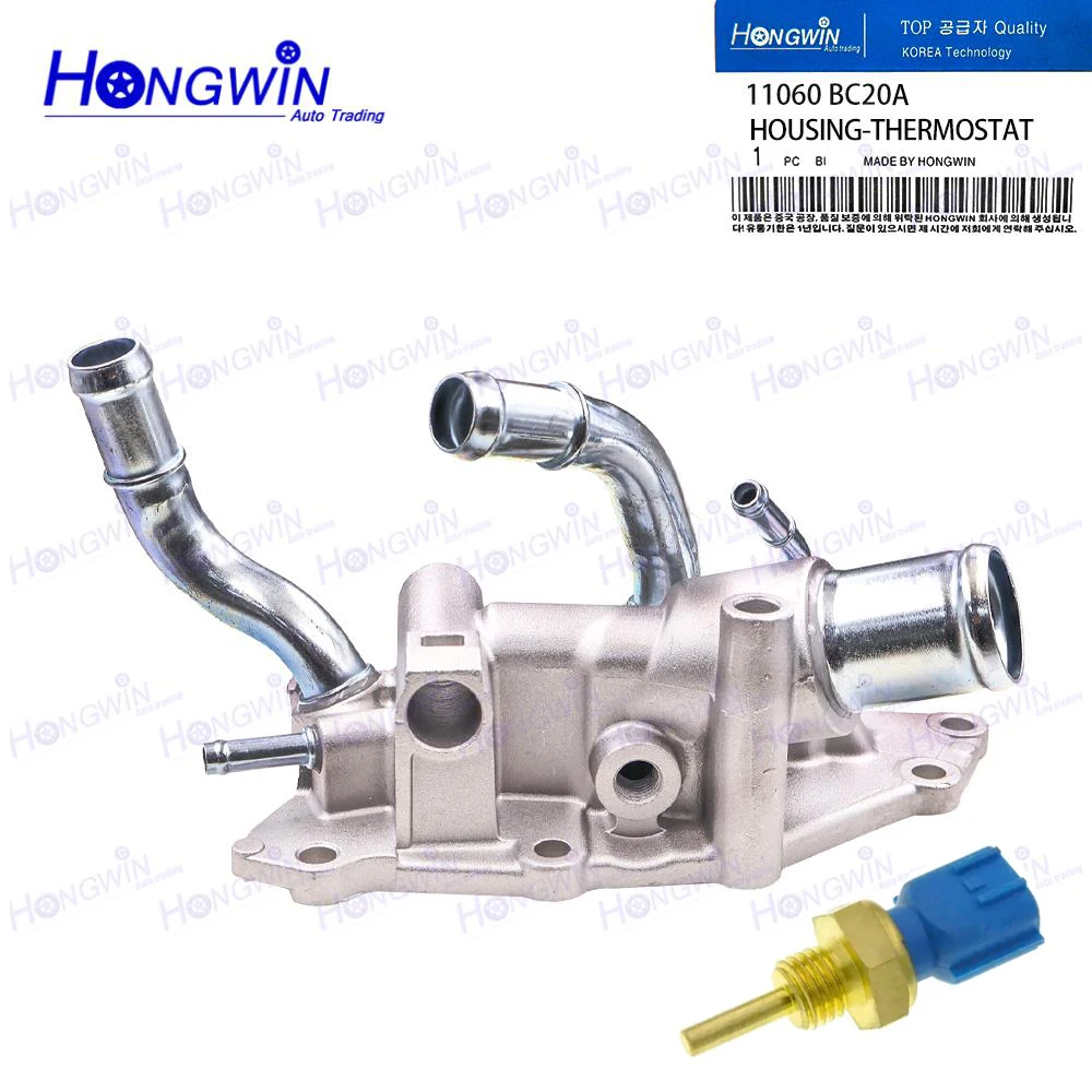 11060-BC20A 11060BC20A Coolant Thermostat Housing For Nissan Latio Micra Note NV200 Tiida Latio Versa Sedan QASHQAI
