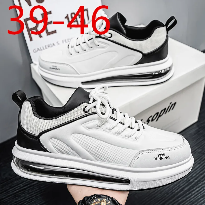 

Men's Casual Sneakers 2025 Trendy Fashionable Unisex Shoes Durable Anti-slip Thick-soled Elevator Comfortable Breathable Easy-cl