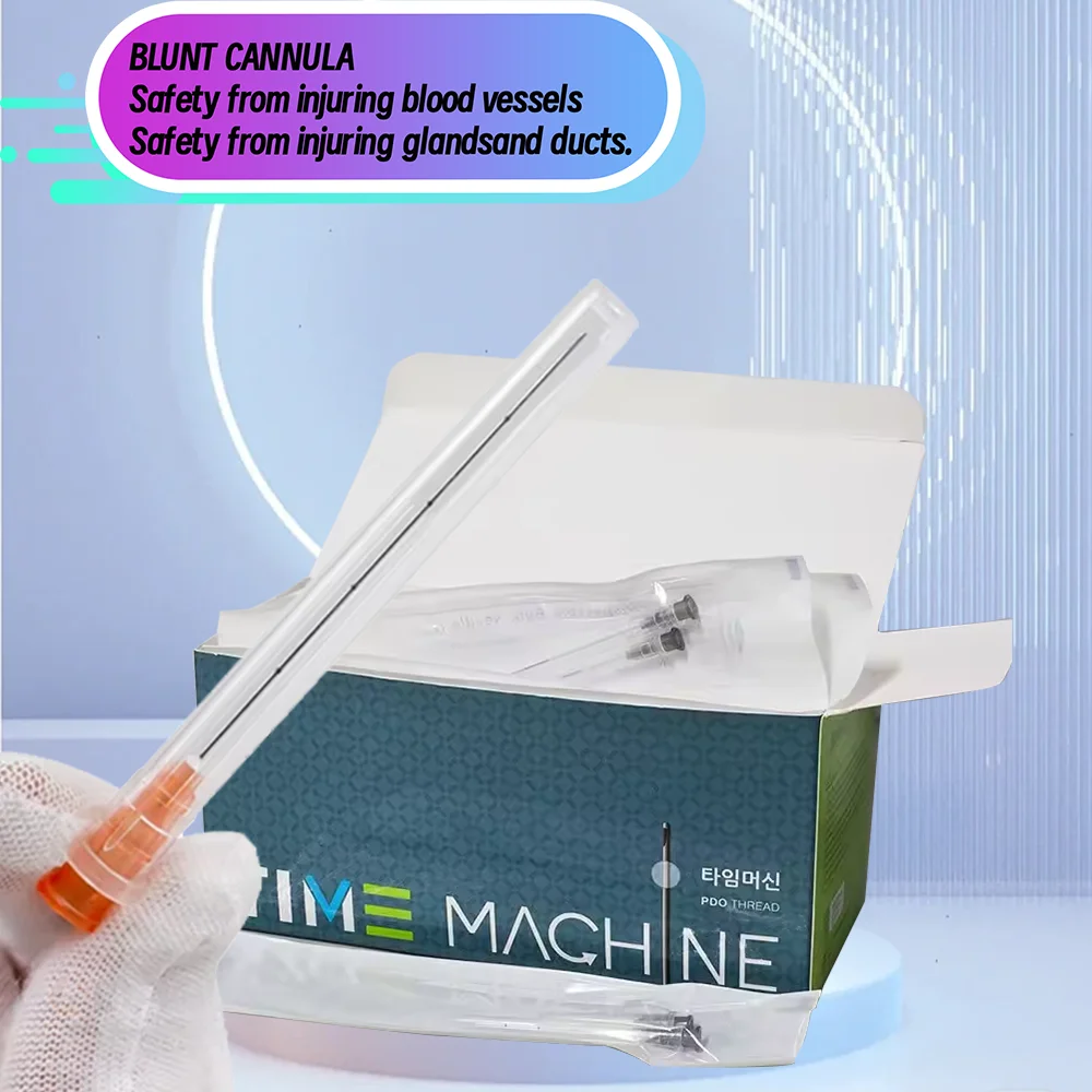 

Microcannula Sterile Medical Fine Needle 14G 90MM 14G 100MM 18G 100MM Single Packaged Blunt Cannula For --Fillers