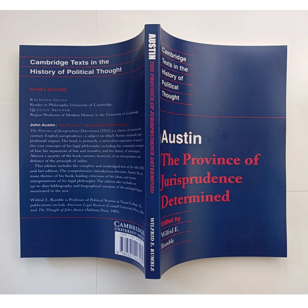 

Austin: The Province Of Jurisprudence Determined