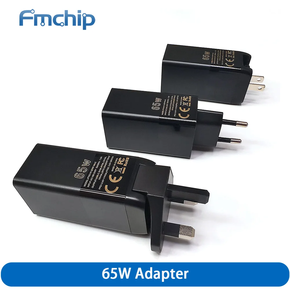 케이블 포함 전기 납땜 다리미 특수 어댑터, Pine64 TS101 HS-01, 65W GaN PD 3.0, C타입 EU 미국 영국 어댑터