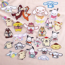 Cartoon 3M Adhesive Self Adhesive Patches Chip 'n' Dale Miniso Characters  Embroidery Patches Sew On Coat