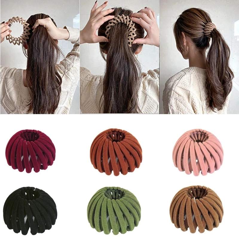 Creative Magic Shark Hair Clip para mulheres, cocares, aparador de cabelo, grande trança, moda clipes