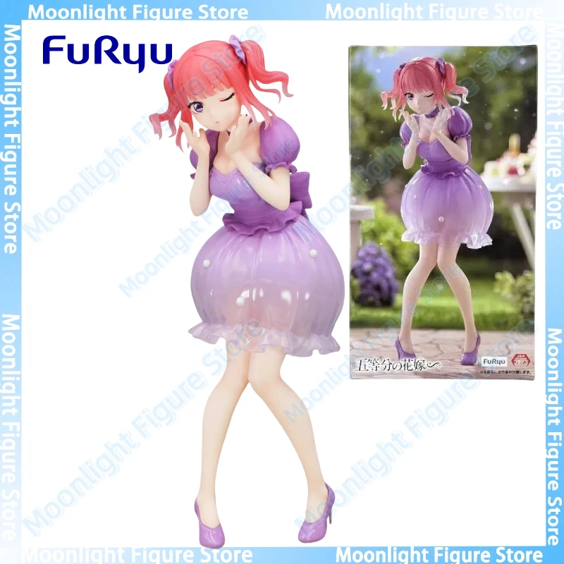 

В наличии FuRyu The Quintessential Quintuplets Nakano Nino Pastel Dress Desktop Cute Anime Action Figure Toys Model Collection