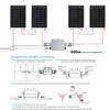Boguang-バルコニー発電所キット,ソーラーパネル,300W, 600Wインバーター,家庭用防水ソーラーシステム,完全なキット,400W, 800W 4