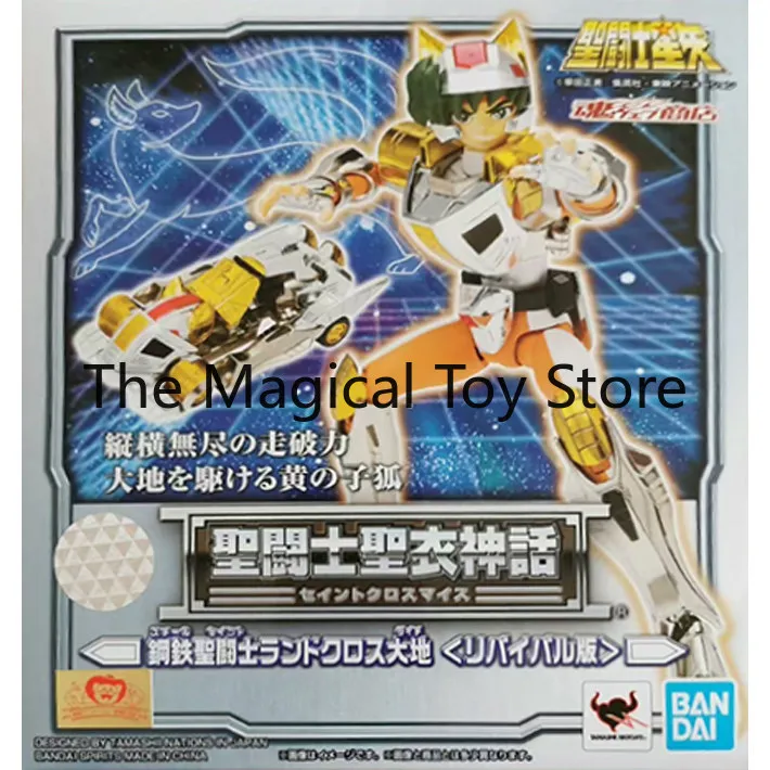 

Original Bandai Soul Limited Edition Holy Cloak Mythos Steel Saint Fighter Fox Seat Earth Rebirth Edition Toy Model Handmade
