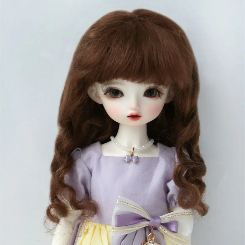 

JD162 1/12 1/8 1/6 1/4 1/3 Long Romantic Sauvage wave Mohair BJD Wigs OB11 YOSD MSD SD DOD Doll Accessories