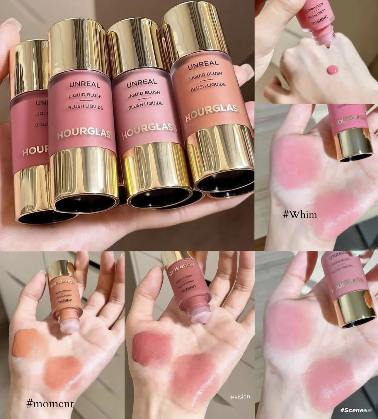 العلامة التجارية الكورية ماكياج الوجه الساعة الرملية غير واقعية السائل أحمر الخدود المشهد الرؤية لحظة المستقبل تخيل الحرفية متعددة الوظائف السائل أحمر الخدود #5