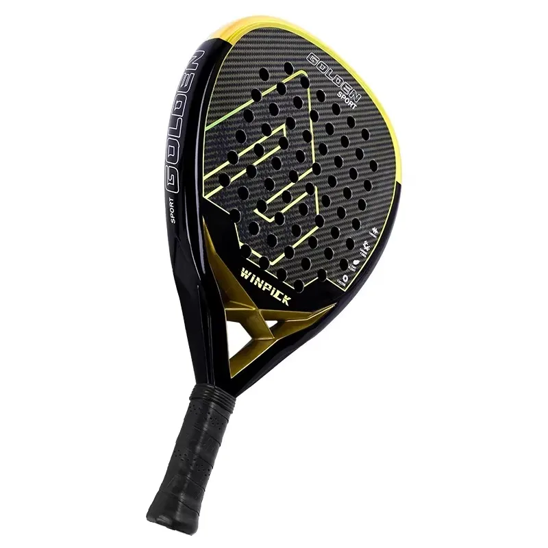Manufacturer Diamond Customized Design Hot Sale 50% Carbon Padel Racket Professional Custom Paddle Padel Rackets