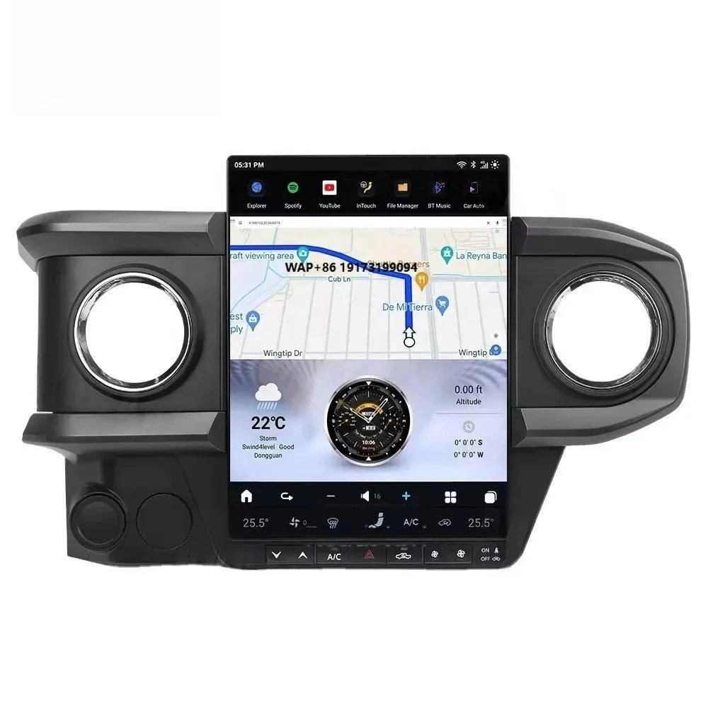 

Android Car Dvd Player for Tacoma 2016-2023 Car Multimedia Player Wireless Carplay 4G 360