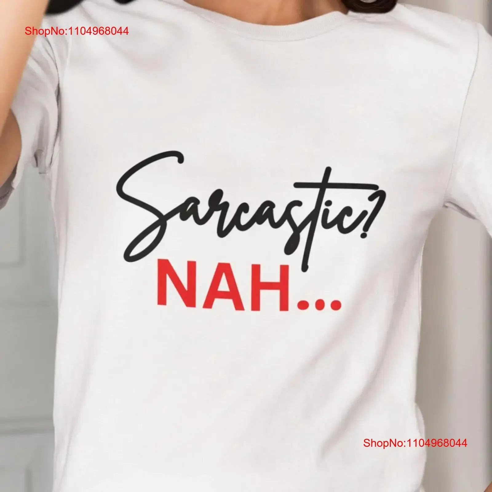 مضحك الساخرة هدية تي شيرت NAH السخرية روح الدعابة له أو ملابسها مصبوغ خمر غسلها تنفس لينة امتدت للجنسين #1