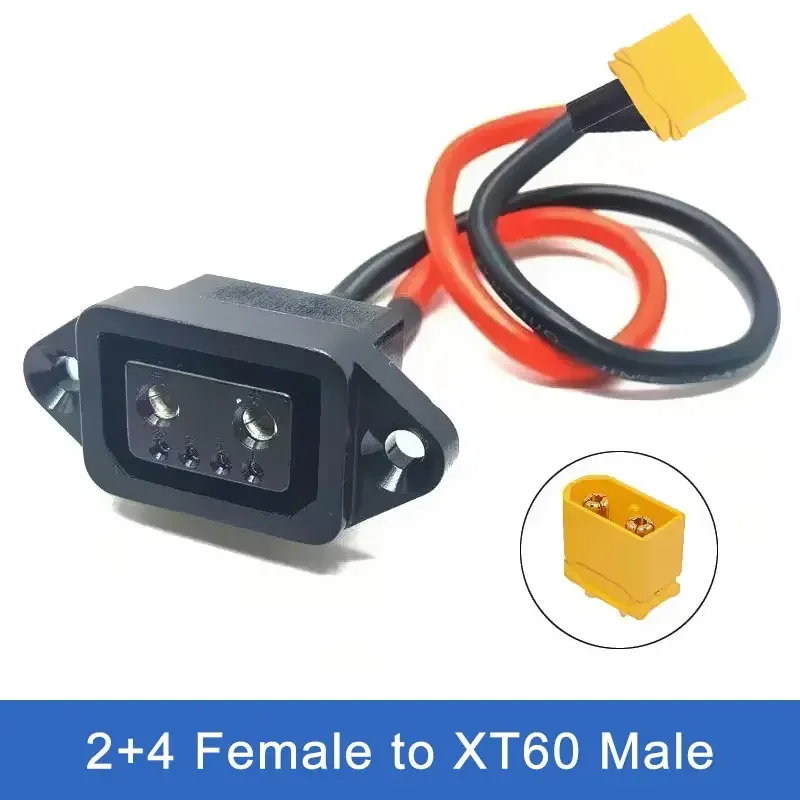 XT60/TX90 to 2+4/2+6 Cable Connector Male Female Electric Vehicle