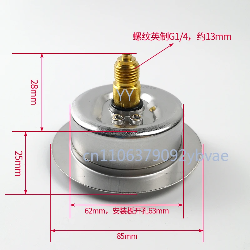 Shockproof Hydraulic Pressure Gauge for Zoomlion Sany XCMG Pump Truck Trailer Pump & Injection Molding Machine