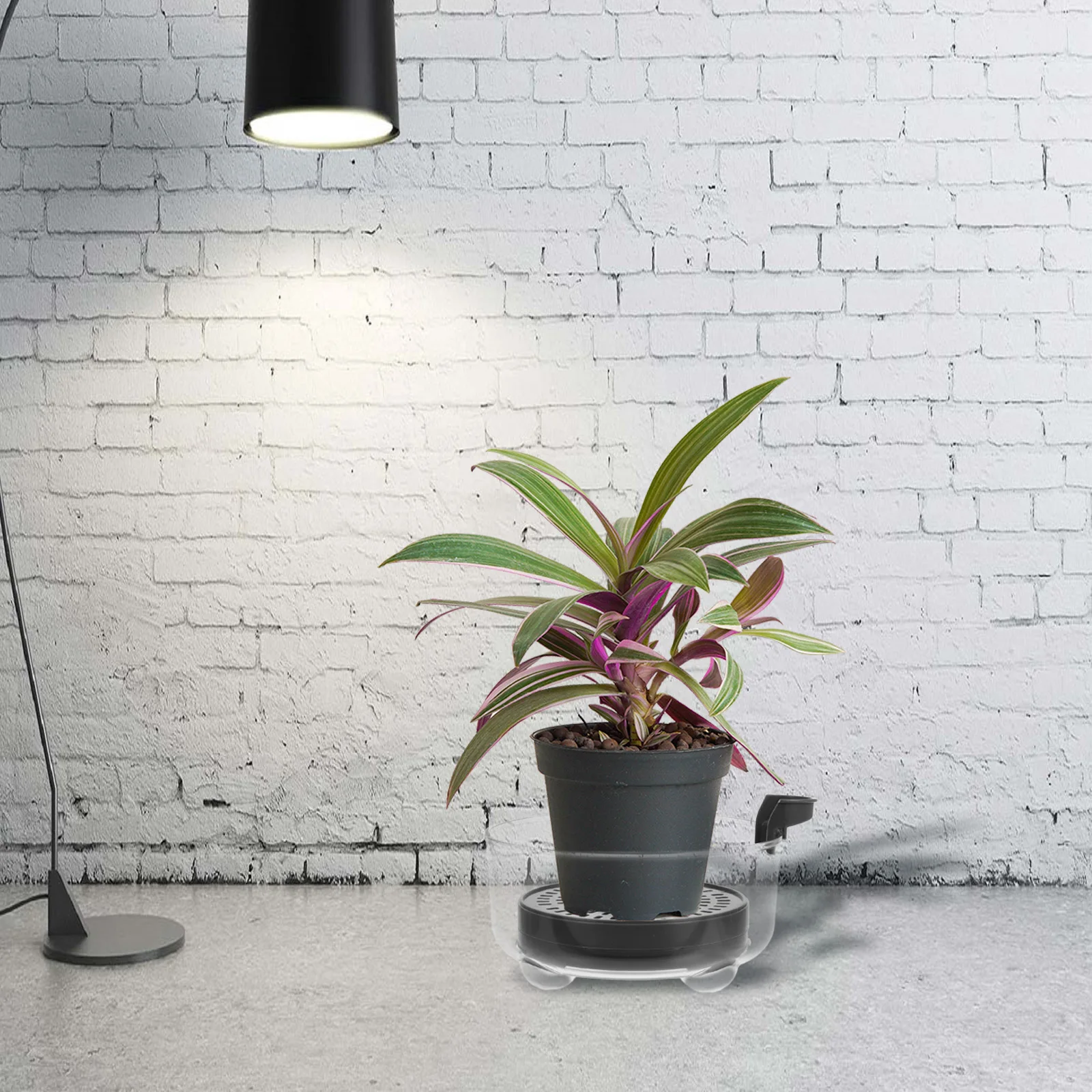 

Deep Plastic Plant Tray Storage Water Catcher for Large Hydroponics Self Watering Adjustable Height Gardening Accessories