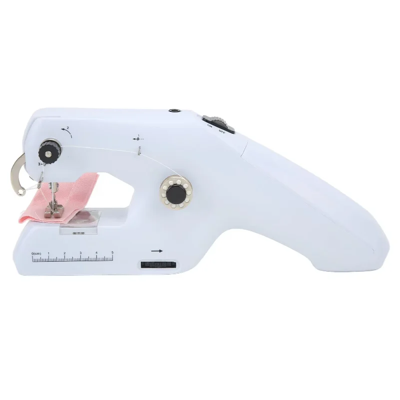 ZDML-6 Handheld Sewing Machine Portable Electric Dual Line Sewing Machine with Ergonomic Handle Sewing Machine