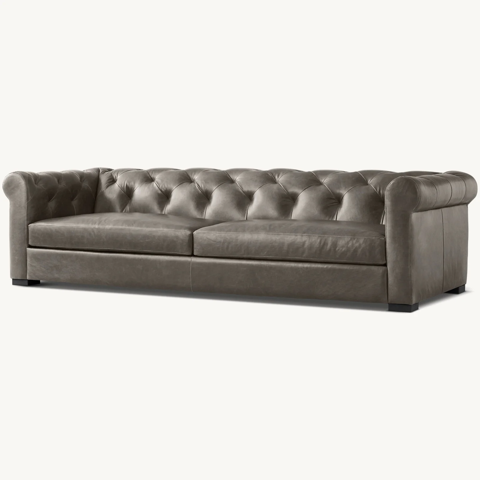 American retro old solid wood three-person sofa French modern living room fabric sofa combination