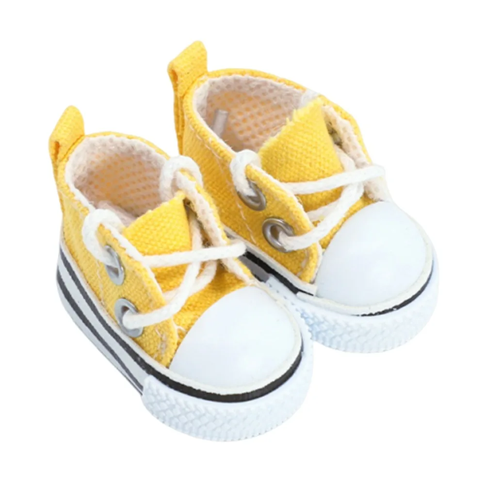 4*3cm/3.8*2.5cm for 17cm Labubu Shoes Hand-made Multiple Styles Canvas Shoes DIY Accessories Dressing Replacement for Labubu