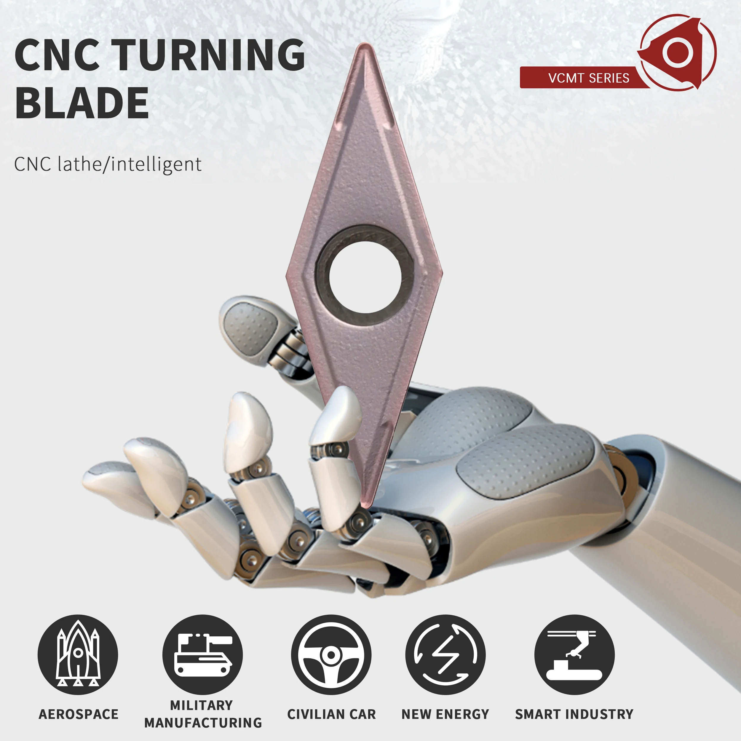 VCMT110304 LF6018 VCMT110304 LF6118 lame in lega dura di alta qualità tornio CNC Cutter inserti per tornitura in metallo duro per acciaio inossidabile