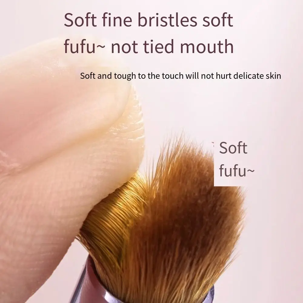 แปรงทาปากสองหัวกันฝุ่น Retractable Lip Liner Telescopic Lip Gloss Brush พร้อมฝาครอบป้องกันอายแชโดว์ Applicator