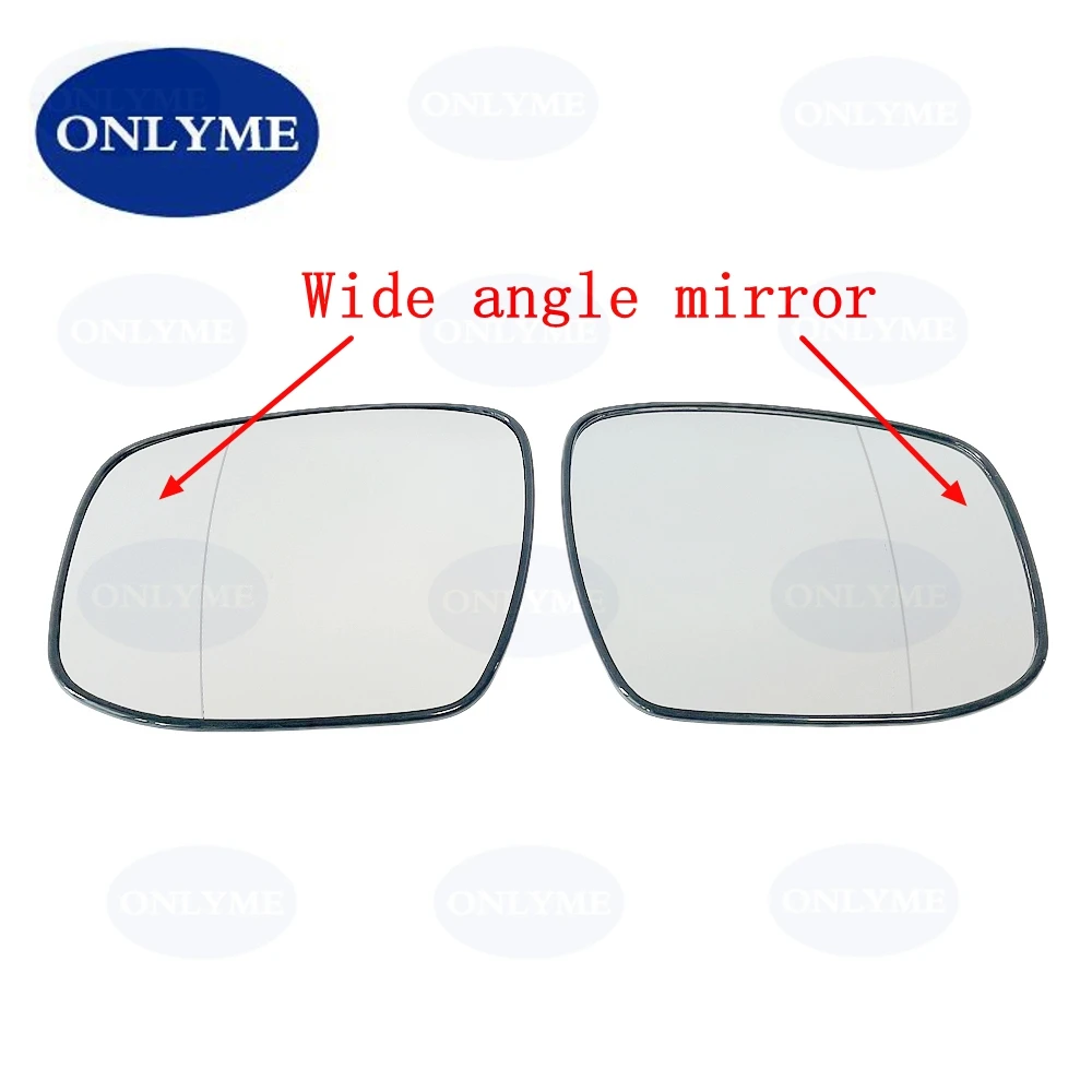 Wide Angle Heated Car White Mirror Glass For Honda Fit  Jazz 2021 2022 2023 2024