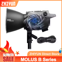ZHIYUN MOLUS B100 B200 B300 B500 Video Light 300W LED Photography Lighting Fill Light for Photos Studio Video Outdoor