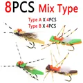 8pcs Mix Type AB