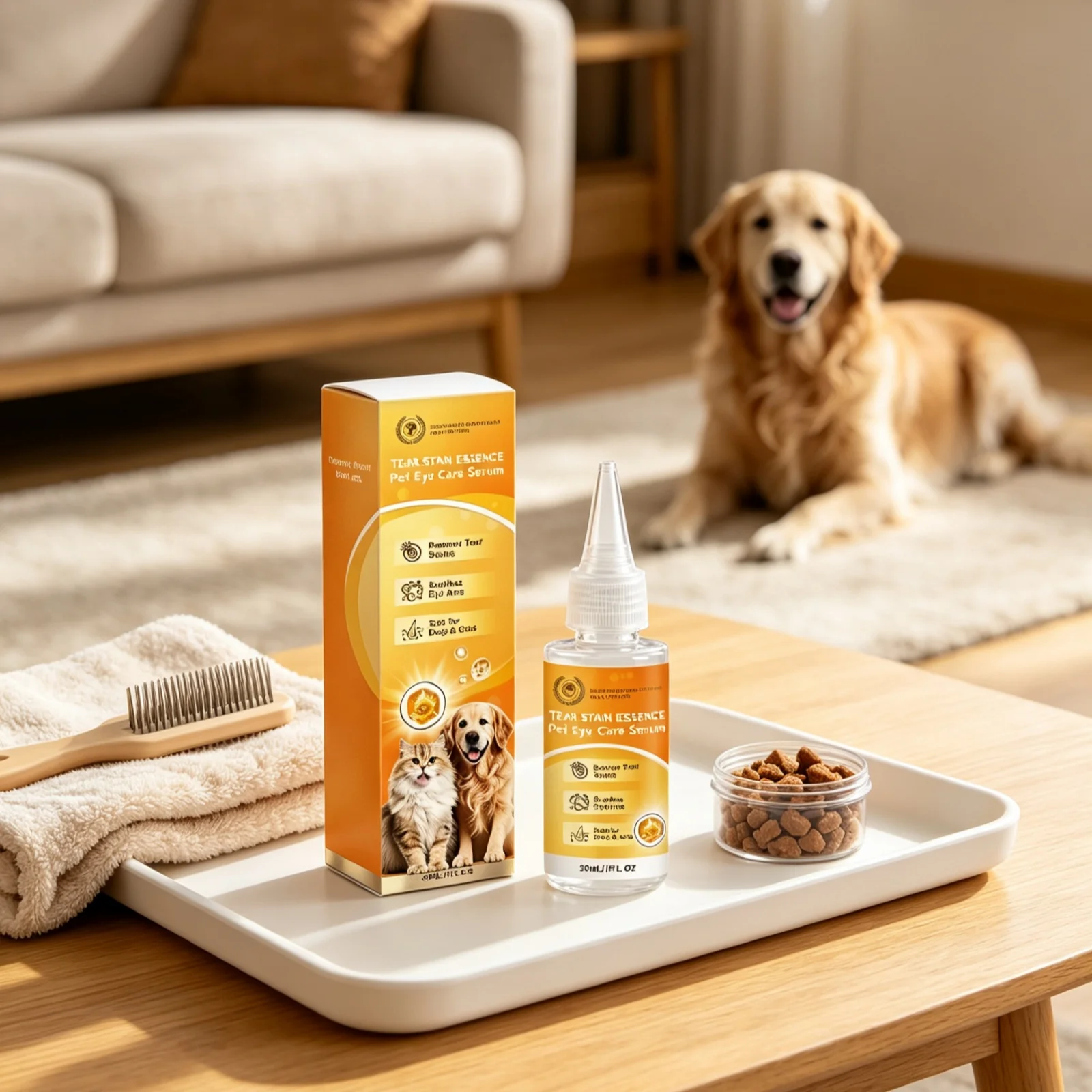 Pet Eye Care Serum Reduce Eye Secretion Non Irritating Gentle Formula Cleaning Relief Discomfort Pain Cat Dog Eye Care Solution